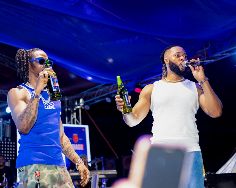 Flavour and Jeriq Set the Stage Ablaze With Historic Collaborative Performance at Life Beer Best of Both Worlds Concert